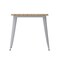 Flash Furniture 31.5 SQ Dining Table Brown Poly Top/Silver Frame JJ-T14619-80-BRSL-GG - alternate 6